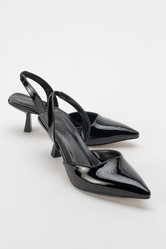 kadin-sivri-burun-arkasi-acik-stiletto-SIYAH RUGAN-ERC2324080-0052161_0